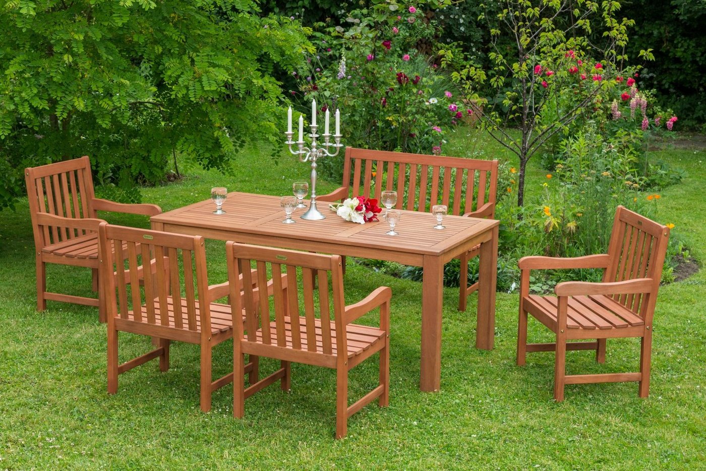 MERXX Gartensessel Santos (1-St., OTTOs Choice), Eukalyptusholz, braun – Bild 2 von 2