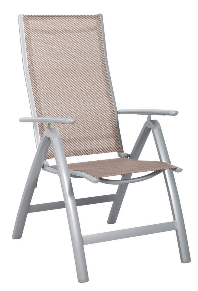 MERXX Gartenstuhl Amalfi (Set, 2 St), 2er Set, Alu/Textil, verstellbar – Bild 2 von 5