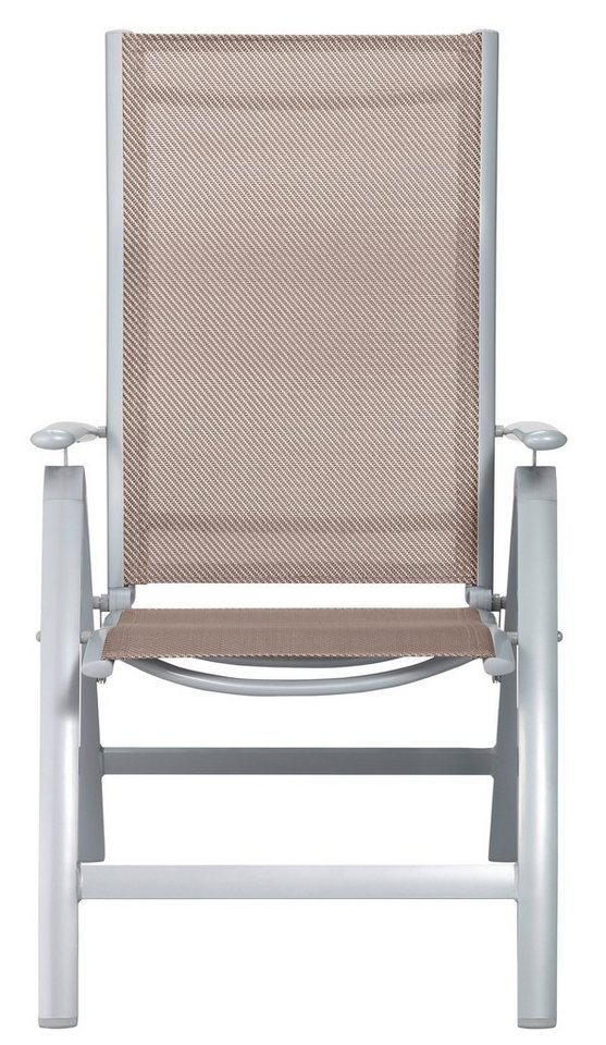 MERXX Gartenstuhl Amalfi (Set, 2 St), 2er Set, Alu/Textil, verstellbar – Bild 3 von 5