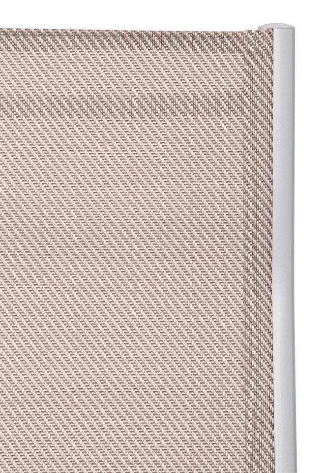 MERXX Gartenstuhl Amalfi (Set, 2 St), 2er Set, Alu/Textil, verstellbar – Bild 4 von 5