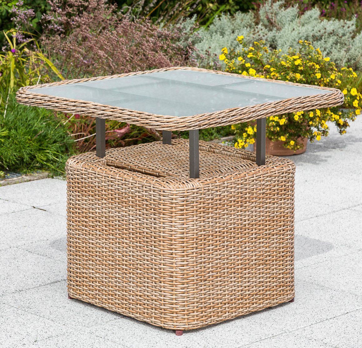 MERXX Gartentisch Duplex Tisch, 71x72 cm – Bild 2 von 2