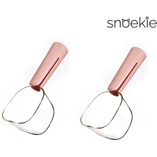 SNOEKIE Messbecher SNOEKIE Messbecher, Futterlöffel mit Skala präzis und praktisch, (2-St)