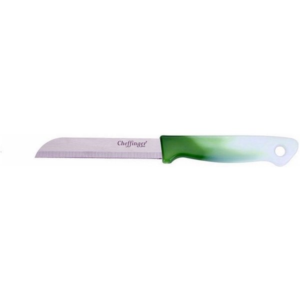 Cheffinger Messerblock 1 x Cheffinger Messer Küchenmesser Kochmesser CF-MK Farbe: dunkel-grün