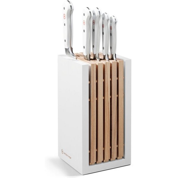 WÜSTHOF Messerblock Wüsthof Messerblock Classic White 6-teilig Santoku