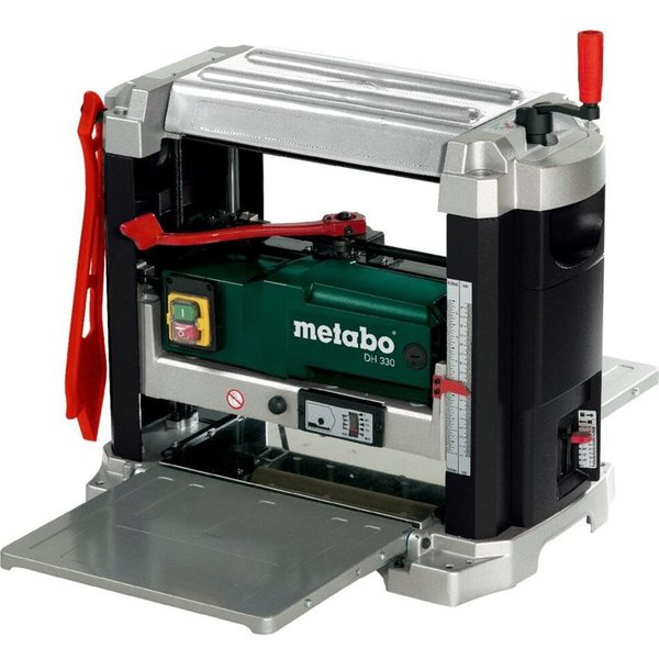 metabo Dickenhobel DH 330, 1800 in W, Hobelbreite: 330 in mm, Wiederanlaufschutz, Einstellung durch Handkurbel