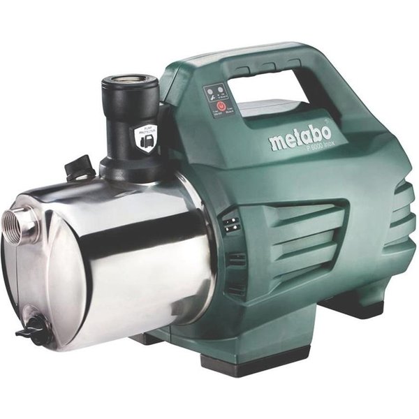 metabo Gartenpumpe P 6000 Inox 55m 1300W 5,5bar (1-tlg), 6000 l/h max. Fördermenge