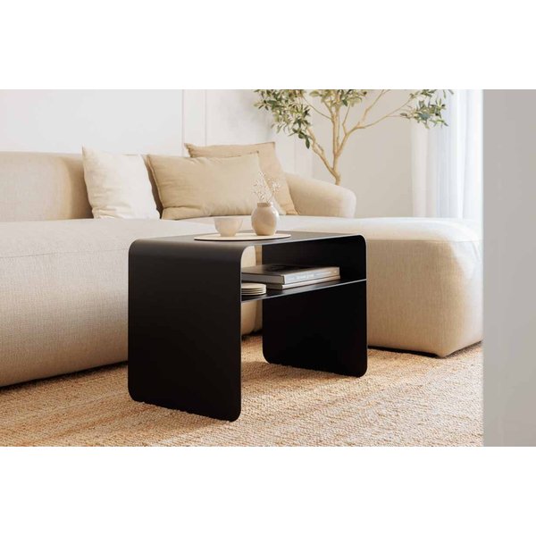 Metallbude Couchtisch COSMO, 2in1 - Design Couchtisch ohne Montage, rutschfest & kratzfest