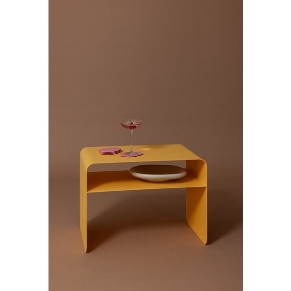 Metallbude Couchtisch COSMO, 2in1 - Design Couchtisch ohne Montage, rutschfest & kratzfest