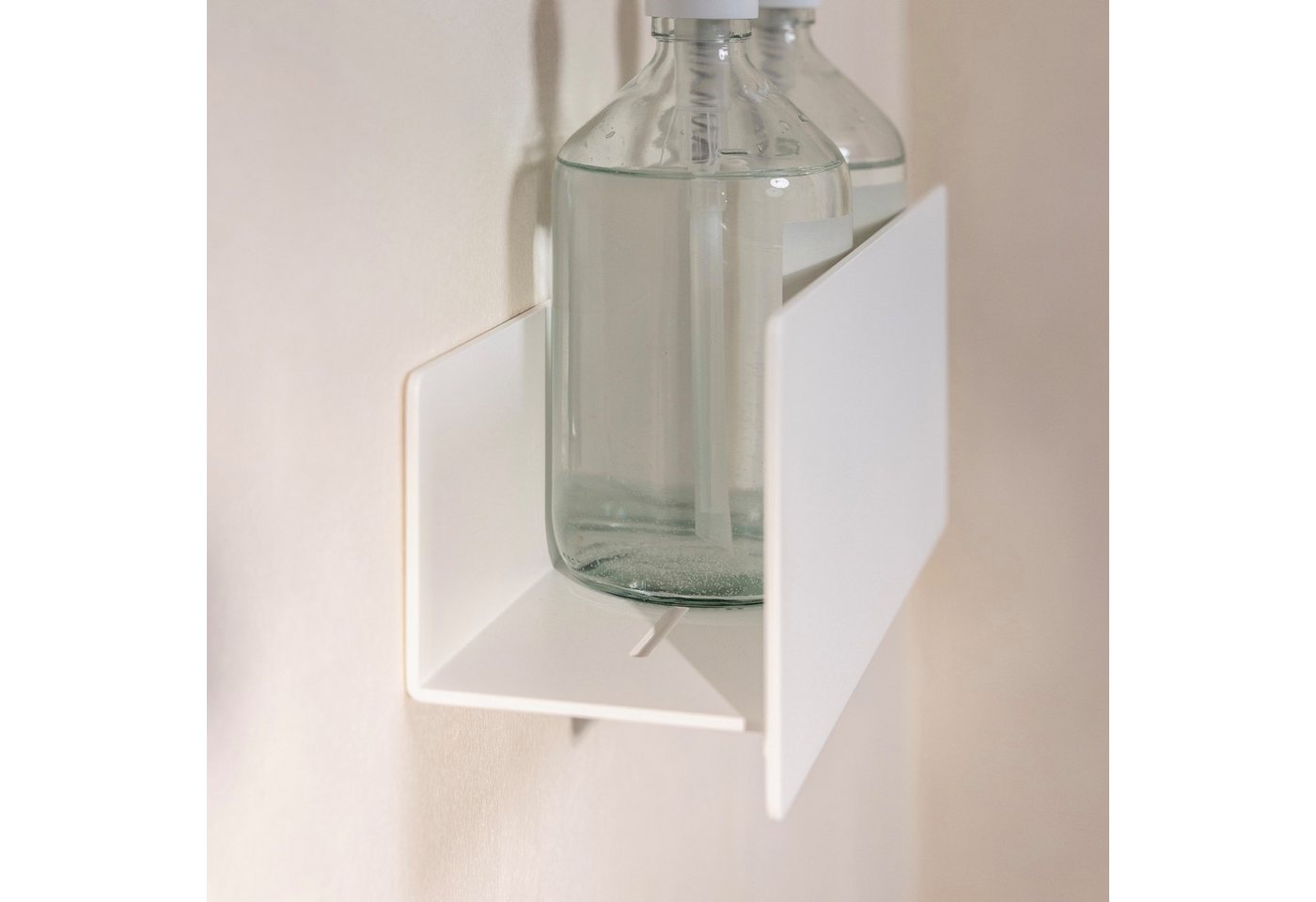 Metallbude Duschablage SHEA aus Aluminium, ohne Bohren, Badorganizer, Duschzubehör, Duschregal – Bild 3 von 5