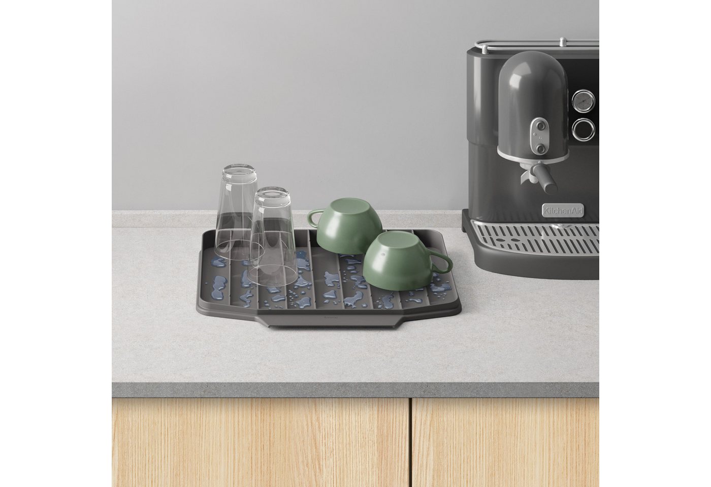 Metaltex Abtropfmatte Gravity-Duo, beidseitig verwendbare Abtropfmatte – Bild 2 von 5