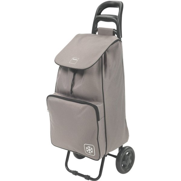 Metaltex Einkaufstrolley Krokus, 50 l, große, isolierende Fronttasche für empfindliche Lebensmittel