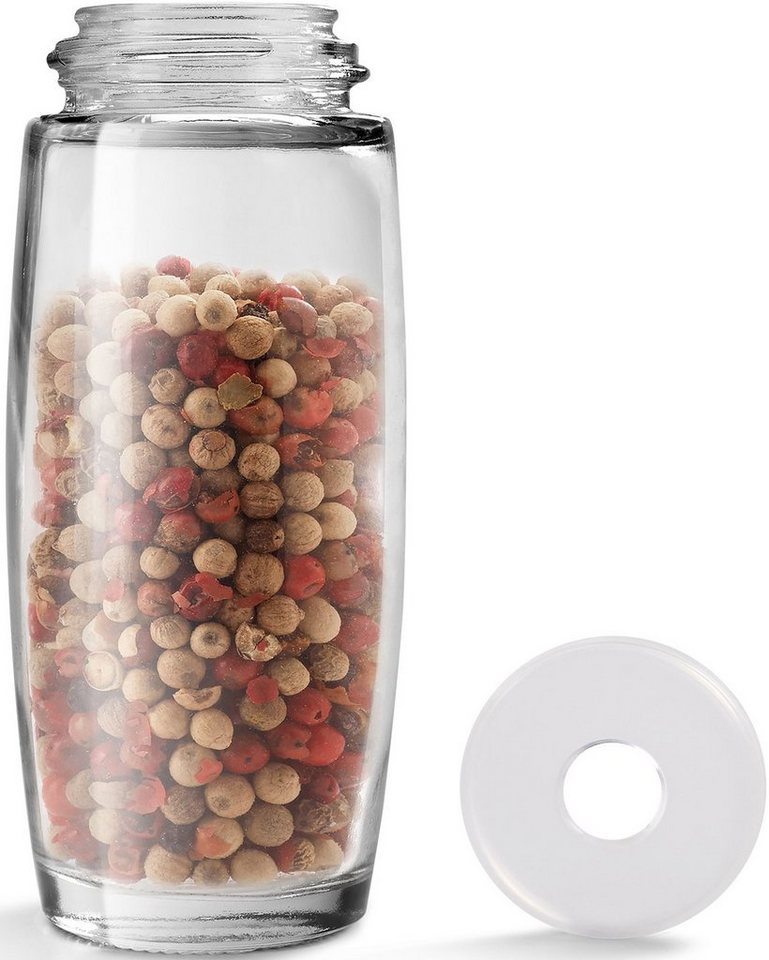 Metaltex Gewürzkarussell Spice-8, (Set), inkl. 16 austauschbaren Streueinsätzen + 12 selbstklebenden Etiketten – Bild 5 von 5