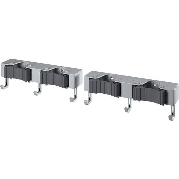 Metaltex Hakenleiste Hang-up, (Set, 2 St), Wandhalterung für Besen und Putzgeräte