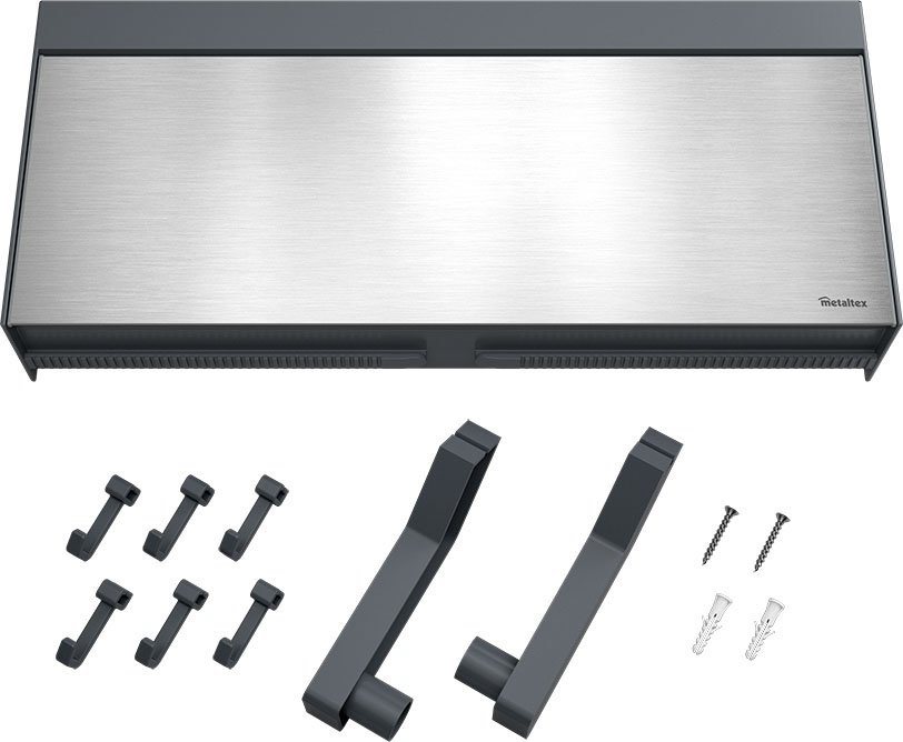 Metaltex Küchenrollenhalter Tango Inox, (1-St), Edelstahl/Kunststoff – Bild 2 von 5