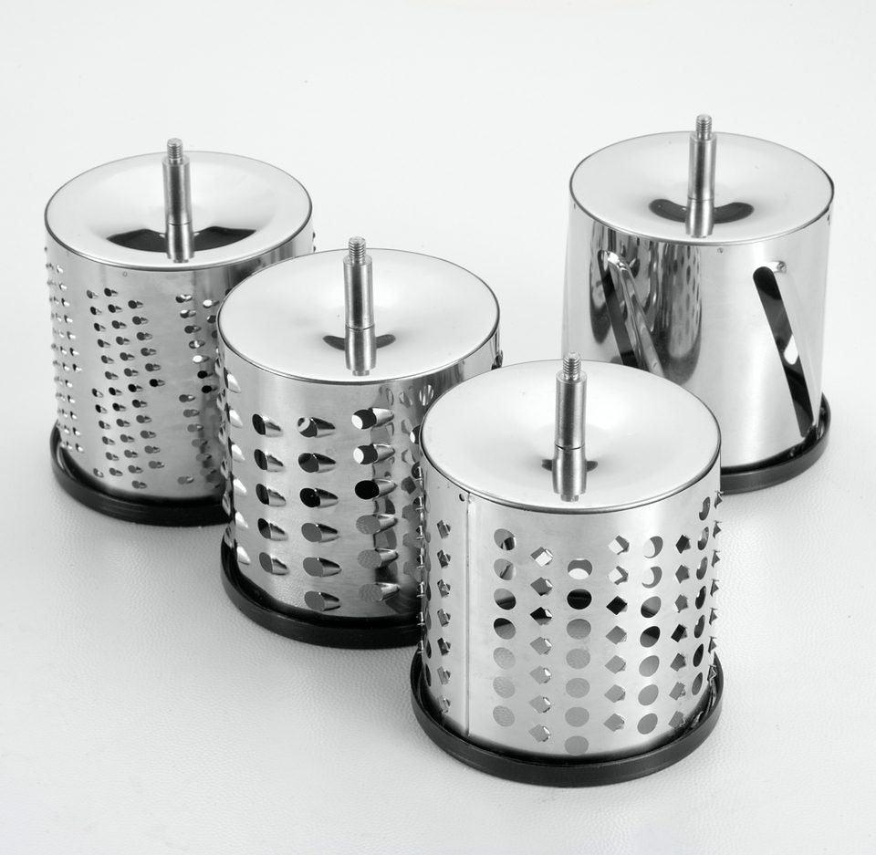 Metaltex Trommelreibe Flash, Edelstahl, Kunststoff, (6-St), mit Saugfuß – Bild 5 von 5