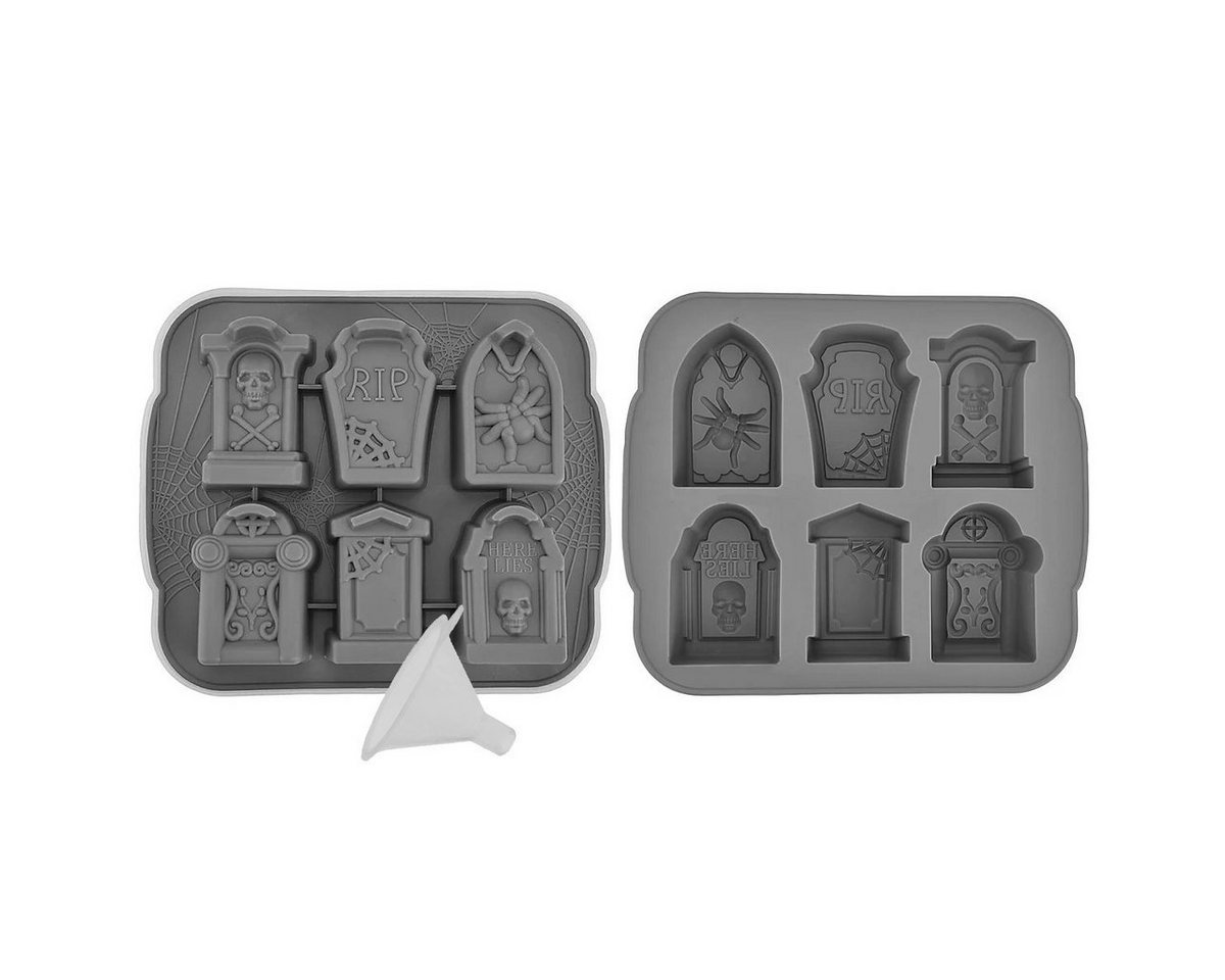 Metamorph Backform Grabstein Silikon Backform - Halloween Mini Cake, Halloween Mini Cake – Bild 2 von 4