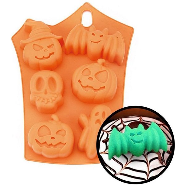 Metamorph Backform Halloween Figuren Silikonform 6fach Halloween Deko