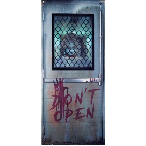 Metamorph Dekoobjekt Don't Open Fensterdeko - Horror Halloween deko, Horror Halloween deko