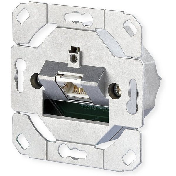 Metz Connect E-DAT C6 1 Port UP0 Netzwerk-Panel (bestückt, 1 Ports, 1307371200-I)