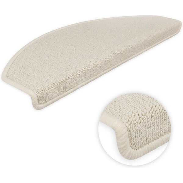 Metzker® Stufenmatte Ariston, halbrund, Höhe: 5 mm, 15 Stück im Set - Beige
