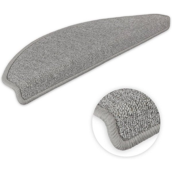 Metzker® Stufenmatte Stufenmatten Ariston im Sonderformat 64/20cm Halbrund, halbrund, Höhe: 5 mm, 15 Stück im Set