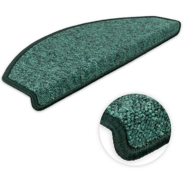 Metzker® Stufenmatte Stufenmatten Imago Halbrund in versch. Sparset's, halbrund, Höhe: 5 mm, 15 Stück im Set - Dunkelgrün