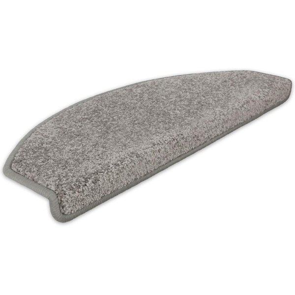 Metzker® Stufenmatte Stufenmatten Pegasus Halbrund Einzeln und SparSet´s, halbrund, Höhe: 8 mm, 15 Stück im Set - Hellgrau
