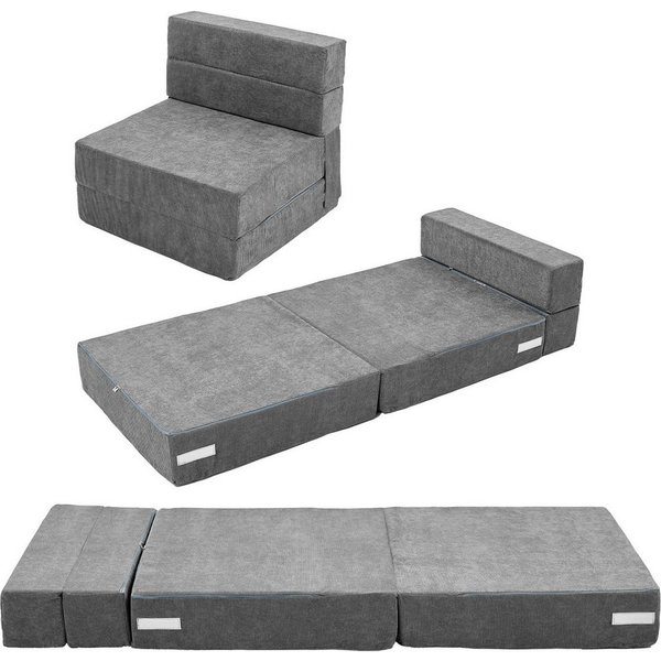Klappmatratze 15,2 cm extra dicke klappbare Schlafsofa-Bodenmatratze für Kinder, Meulbaty, 15.2 cm hoch, dreifach klappbare Matratze, Kindersofa, Futon, Klappst