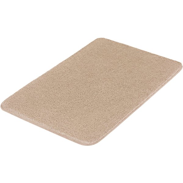 MEUSCH Badematte Super Soft, Höhe 23 mm, rutschhemmend beschichtet, strapazierfähig, fußbodenheizungsgeeignet, Polyacryl, quadratisch, WC Vorleger mit Ausschnit
