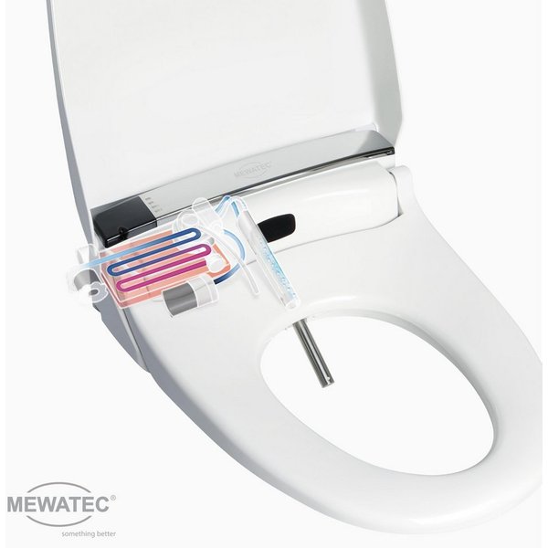 MEWATEC Dusch-WC-Sitz Dusch-WC Aufsatz E900, - Premium Dusch-WC + 1 Kalkschutzfilter gratis!