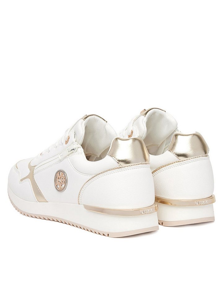 Mexx Mexx Damenschuhe Weiß, Gold MEXX-CEO-MI001013151W Weiß Sneaker – Bild 4 von 5