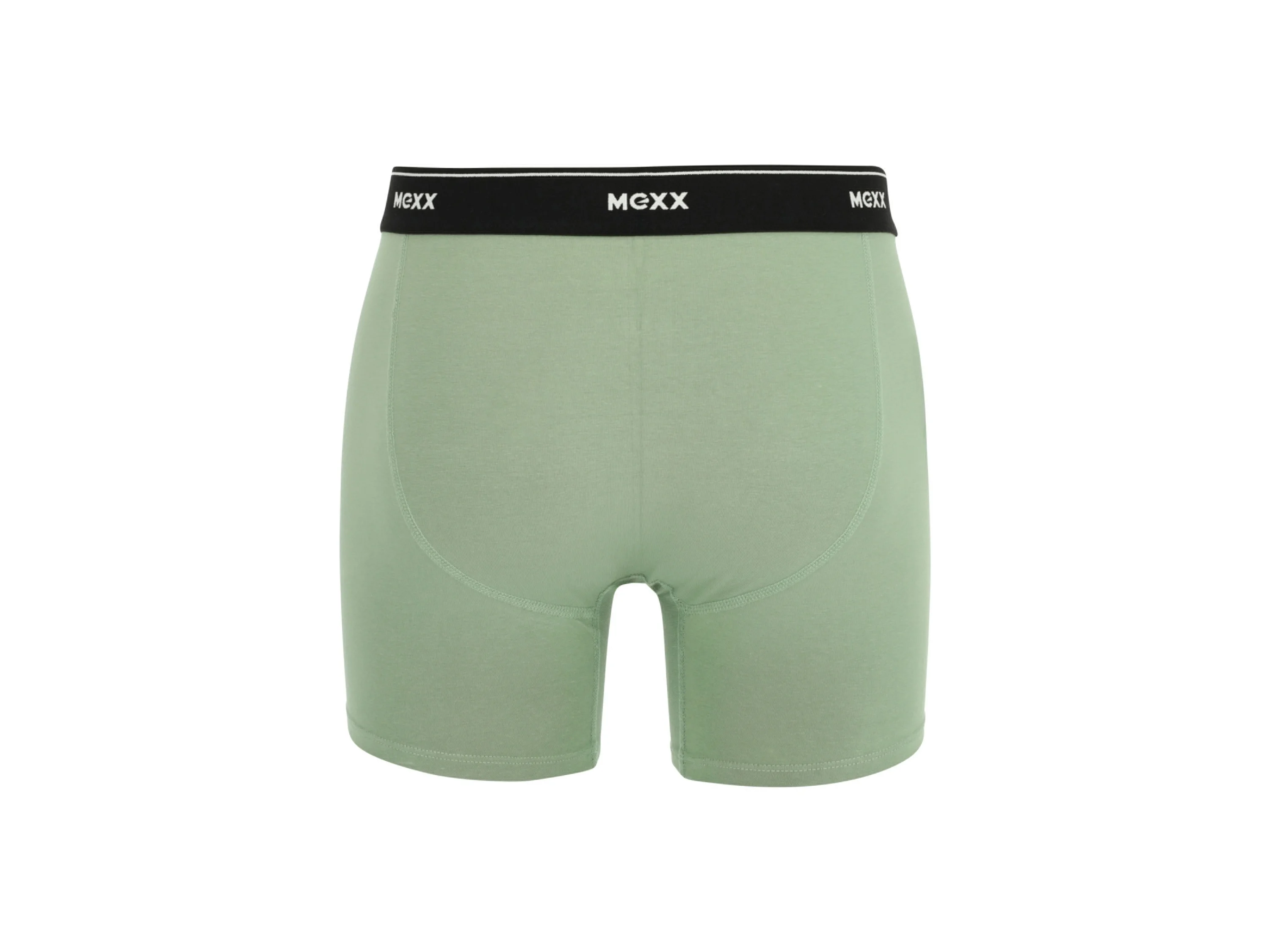 MEXX Herren Boxershorts, 2 Stück (Schwarz/Grün, L) – Bild 3 von 4
