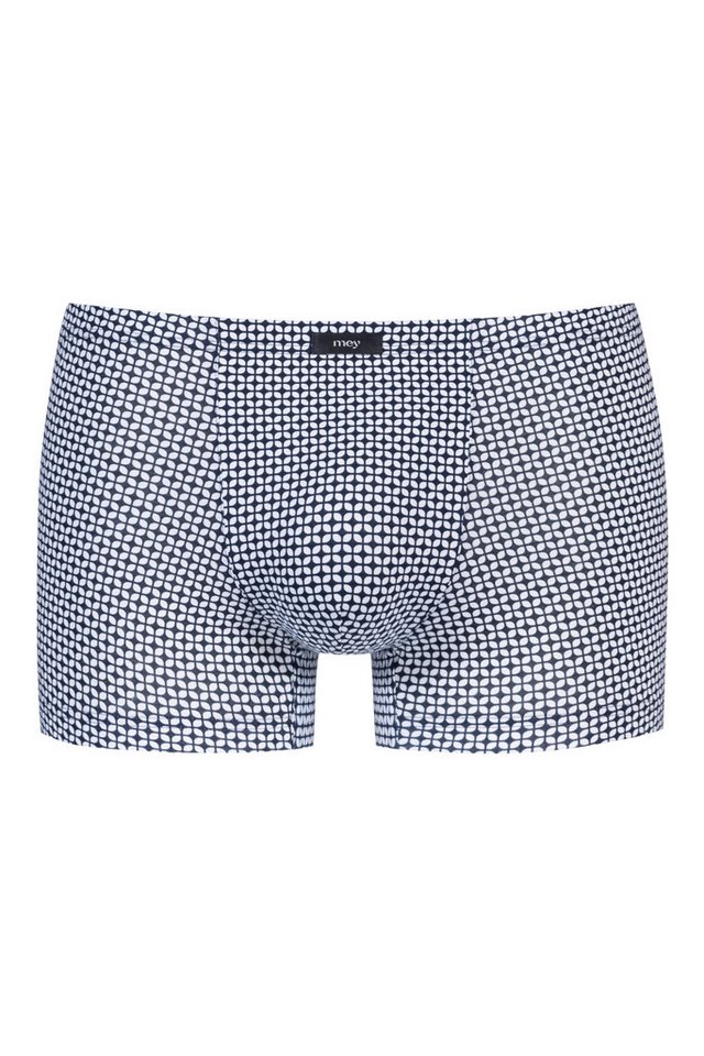 Mey Boxer BLUE GEO ohne Eingriff, mit flachen Beinabschlüssen, körpernahe Passform – Bild 2 von 4