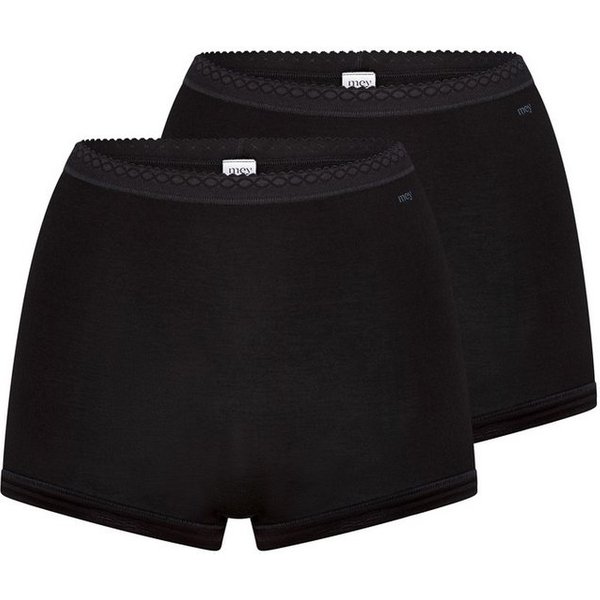 Mey Panty 2er Pack Lights (Spar-Set, 2-St) Panty - Baumwolle - Baumwolleinsatz auf der Schrittinnenseite