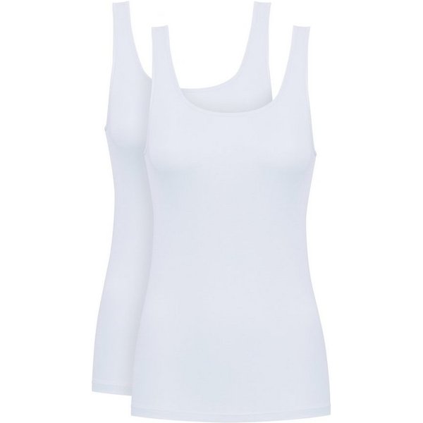 Mey Tanktop PURE SENSE (2er Pack) ohne auftragende Seitennähte, schmale Passform