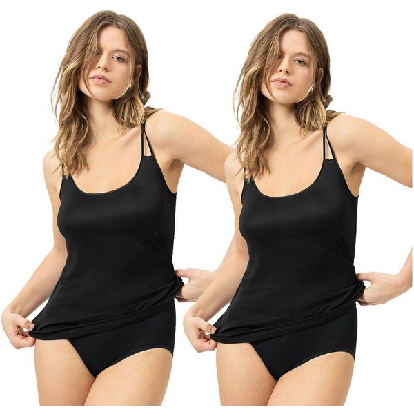Mey Unterhemd EMOTION (Set, von LuriX zusammengestelltes Set aus original Mey-Einzelartikeln) Spaghetti‑Tops, nahtlos & kühlend im 2er SPARPACK