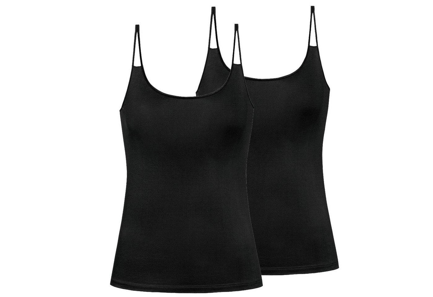 Mey Unterhemd EMOTION (Set, von LuriX zusammengestelltes Set aus original Mey-Einzelartikeln) Spaghetti‑Tops, nahtlos & kühlend im 2er SPARPACK – Bild 2 von 5
