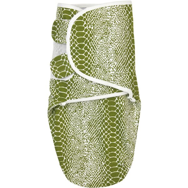 Meyco Baby Pucksack Snake Avocado (100% Baumwolle, 1 tlg), 0-3 maanden - 1-pack