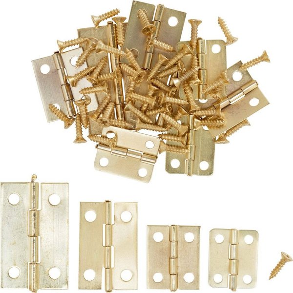 MEYCO Hobby Schrauben-Set Scharniere, 12 Stück