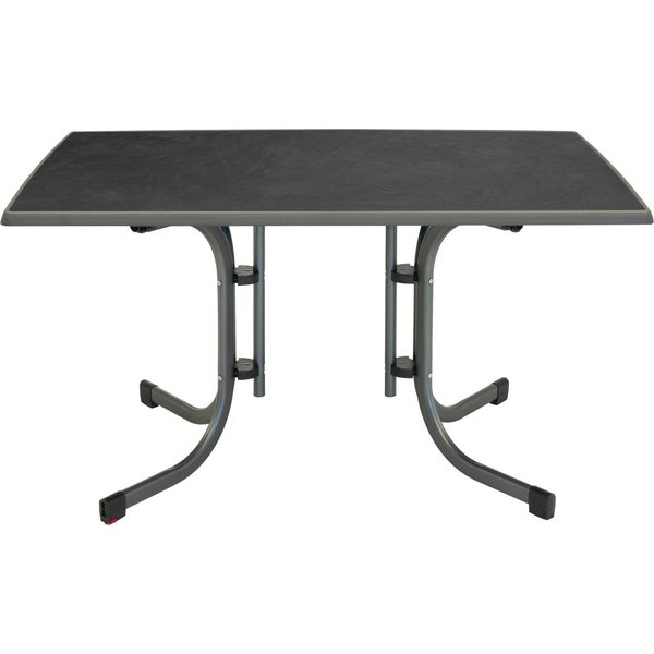 MFG Freizeitmöbel Klapptisch Klapptisch Boulevard, 132 x 72 x 90 cm, Stahl, Klappbar witterungsbeständig