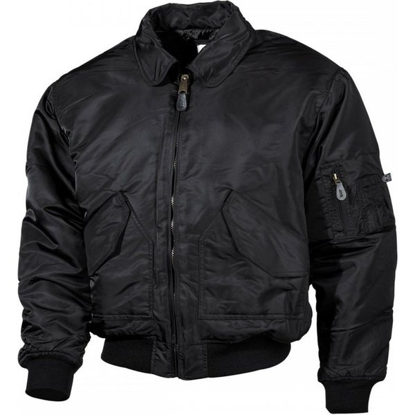 MFH Bomberjacke CWU-Piloten-Jacke, schwarz - XL