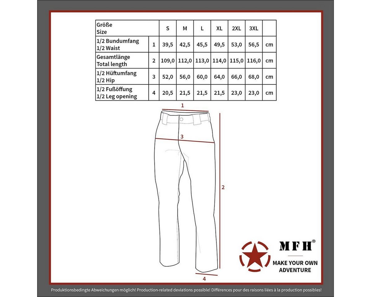 MFH Outdoorhose US Kampfhose, BDU, urban – Bild 4 von 4