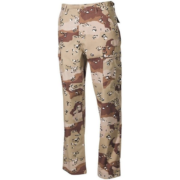 MFH Outdoorhose US Kampfhose, BDU, Rip Stop, 6 Farben desert