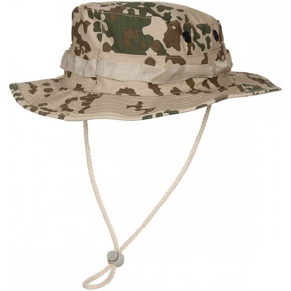 MFH Outdoorhut US GI Buschhut, BW tropentarn, mit Kinnband, GI Boonie - S (Packung) umlaufende Schlaufen