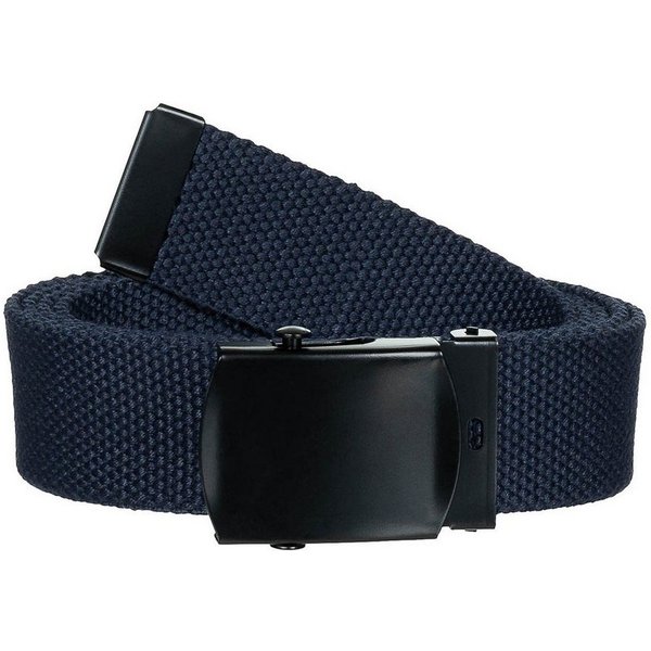 MFH Stoffgürtel Gürtel, 30 mm, blau, mit Metallschloß (Packung)