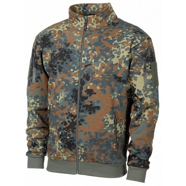 MFH Sweatjacke Sweatjacke, Tactical, flecktarn - S Kopfhörerausgang