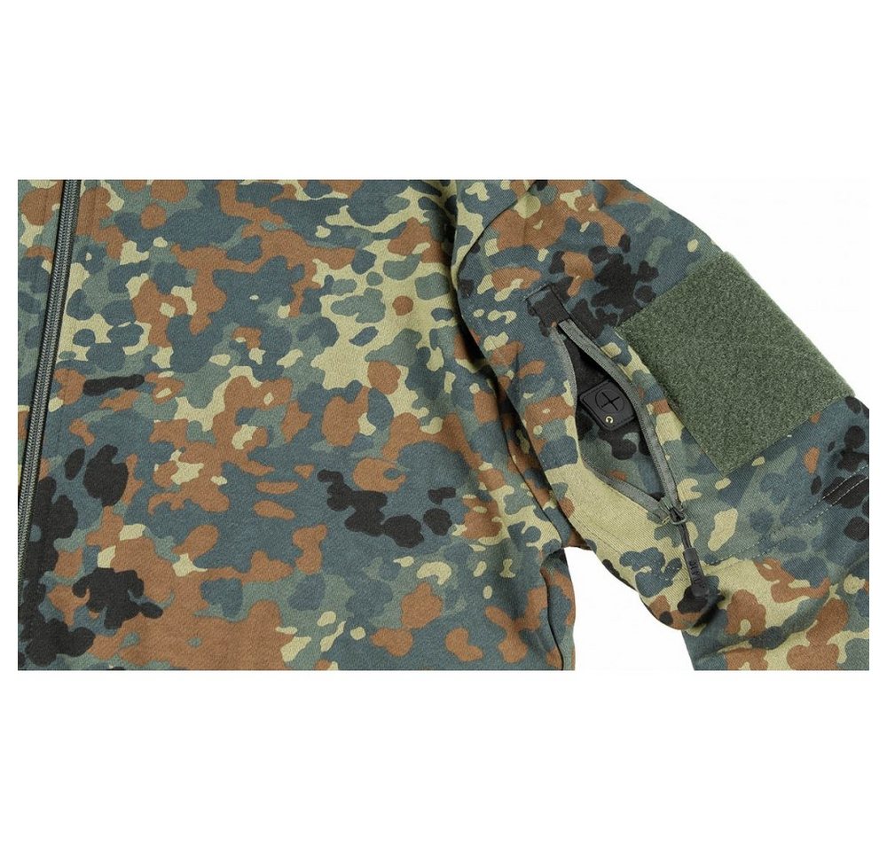 MFH Sweatjacke Sweatjacke, Tactical, flecktarn - S Kopfhörerausgang – Bild 3 von 4