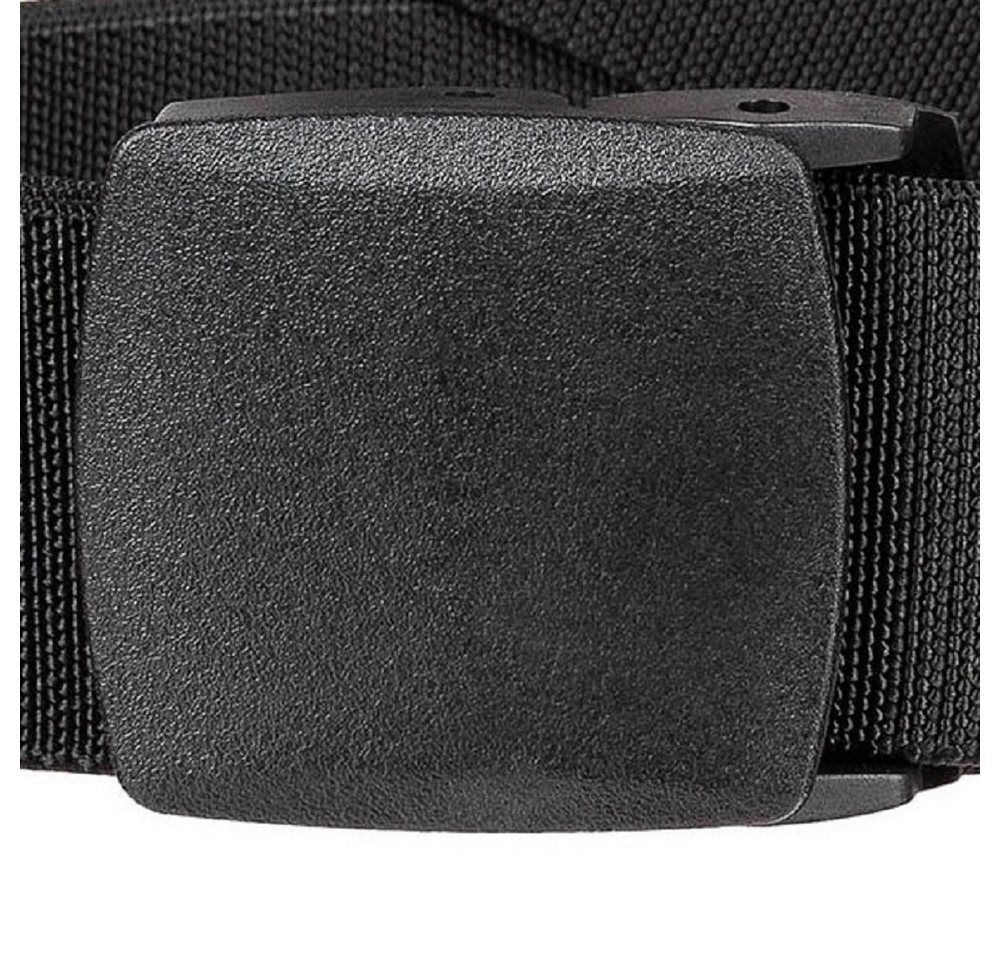 MFH Synthetikgürtel Gürtel, Tactical Elastic, schwarz, ca. 4,8 cm (Packung) mit praktischem Klappschloss – Bild 2 von 3
