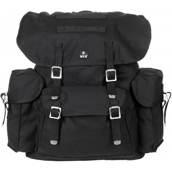 MFH Wanderrucksack BW Rucksack, Mod., schwarz, mit Träger (wie BW Packtasche)