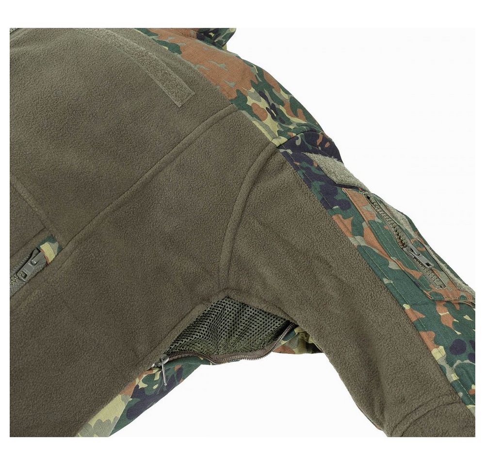 MFHHighDefence Fleecejacke Fleece-Jacke, Combat, flecktarn - L – Bild 3 von 3